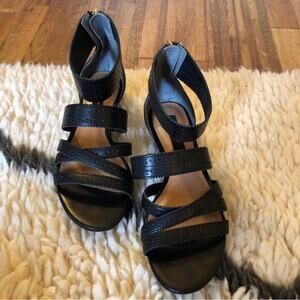 Ann Taylor Black Sandals